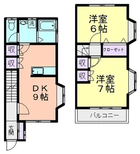 東京都東村山市萩山町3【一戸建】の間取り