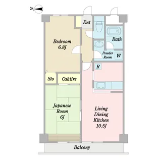 Zelkova Avenue【3階】の間取り