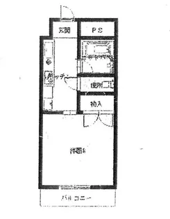 アークハイツ富田町【2階】の間取り