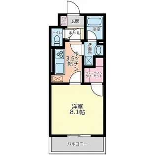 エスポワール【3階】の間取り