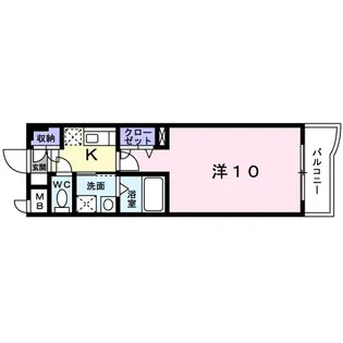 THE RESIDENCEPARK佐賀駅南I【9階】の間取り