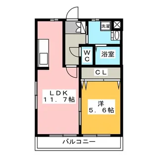 グラン・シャンボール【4階】の間取り