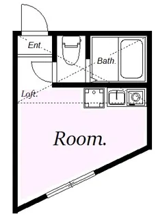 ユナイト追浜エル・カプリーチョ【2階】の間取り