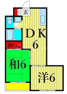 クレセント南千住【4階】の間取り