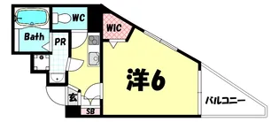 セレニテ兵庫エクラ【6階】の間取り