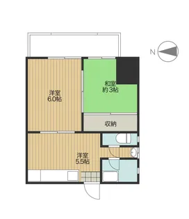 荒木ビル【4階】の間取り