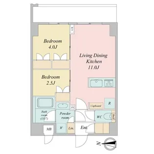 埼玉県川口市本町1【マンション】の間取り