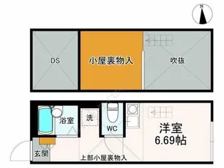 イル・ソーレ桜ヶ丘【1階】の間取り