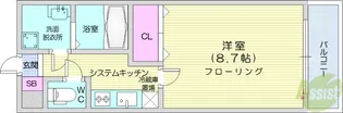 サンベルジュ【3階】の間取り