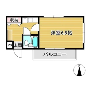 1Kの間取り画像