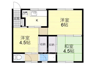 グリーンハイツ【2階】の間取り