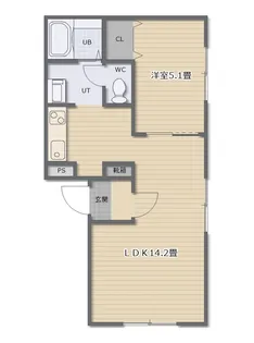 サンライズヒル【2階】の間取り