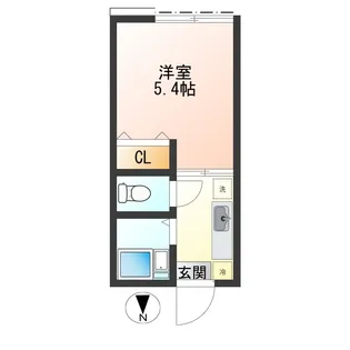 ハイツ青葉【1階】の間取り