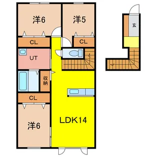 Buena Vista【2階】の間取り