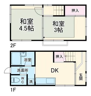 神奈川県横浜市南区高根町1【一戸建】の間取り