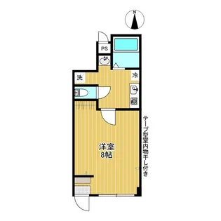 ジュネスアベニールV2【1階】の間取り