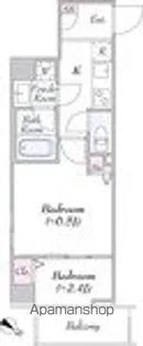 ロイジェント大山西町【2階】の間取り