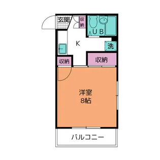 渡辺マンション【3階】の間取り