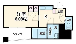 Fiore KP茅ケ崎【3階】の間取り