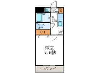 パサディナパーク【6階】の間取り