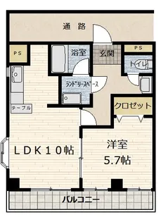 メゾンドココ【3階】の間取り