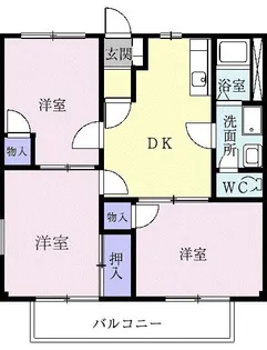 メゾンド・エスポワールB【2階】の間取り