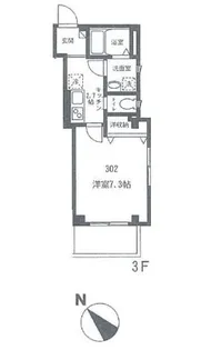 ハックベリーグレイス【3階】の間取り