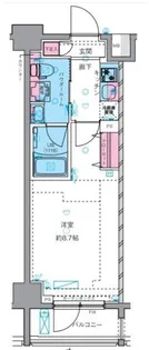 1Kの間取り画像