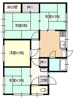 岡山県岡山市南区浦安南町【一戸建】の間取り