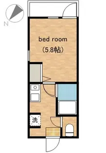 Mレジデンス【2階】の間取り