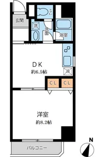 千葉県千葉市中央区中央3【マンション】の間取り