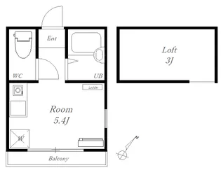 アムザック上溝【2階】の間取り