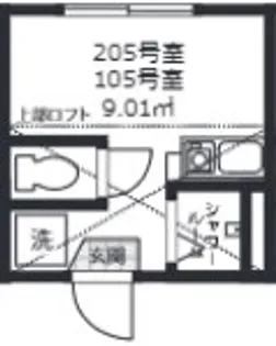 アミティエ東小岩【2階】の間取り