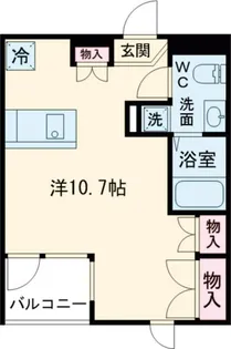 ラ・ヴィータ【3階】の間取り