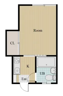 ワンルーム11【2階】の間取り