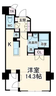 神奈川県川崎市中原区木月3【マンション】の間取り