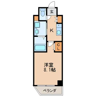 AHマンション泉【5階】の間取り