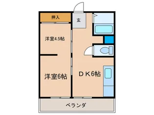 つた家第3ビル【3階】の間取り