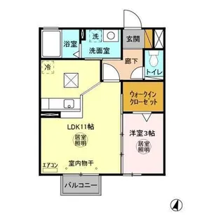 PRINCESS I・II【1階】の間取り