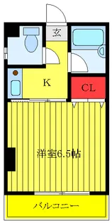 メゾンBonhuer【1階】の間取り