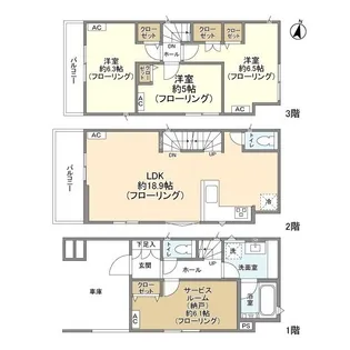 埼玉県さいたま市桜区南元宿1【一戸建】の間取り