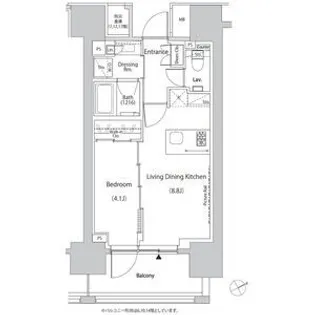 ザ・パークハビオ目白タワー【5階】の間取り