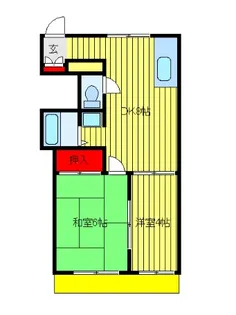プリベイル柏【1階】の間取り
