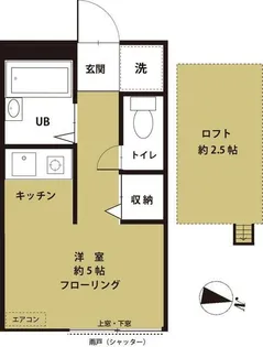 アーバンハイム 103号室【1階】の間取り