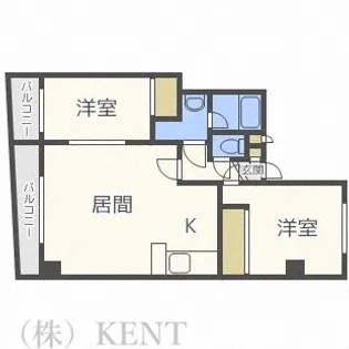 グランデ山の手21【3階】の間取り