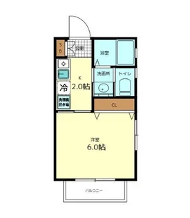 東京都杉並区天沼1【アパート】の間取り