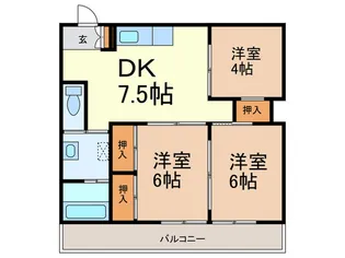 長丘不動産第1ビル【4階】の間取り