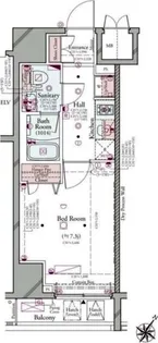 コンシェリアKAWASAKIMASTER’SVILLA【14階】の間取り