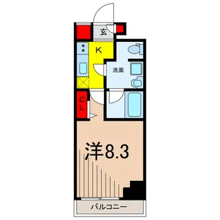 ARCOBALENO KANAMACHI II【7階】の間取り