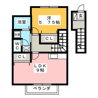 エスティーロ【2階】の間取り